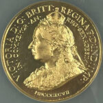 イギリス ヴィクトリア ダイヤモンドジュビリー 1897年 金メダル
