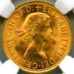 イギリス エリザベス2世 1962年 ソブリン 金貨 NGC MS65 | ARK