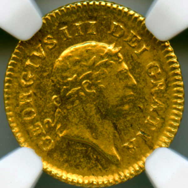1788年 イギリス ジョージ3世 1/2 ハーフ ギニー金貨 NGC MS61 1788年 イギリス ジョージ3世 1/2 ハーフ ギニー金貨 NGC MS61