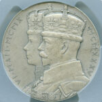 イギリス ジョージ5世在位25周年記念 1935年 銀メダル PCGS