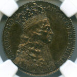 イギリス チャールズ2世戴冠記念 1661年 銀メダル NGC MS62 | ARK