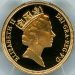 1998年 イギリス エリザベス2世 2ポンド 金貨 PCGS PR70DCAM 1998 英国 エリザベス2世 ソブリン 2ポンド 金貨 プルーフ PCGS