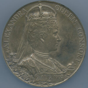 イギリス エドワード7世戴冠記念 1902年 銀メダル NGC MS62