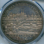 ドイツ レーゲンスブルク 都市景観 1754ICB ターラー 銀貨 PCGS MS62