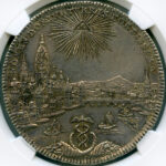 ドイツ フランクフルト 都市景観 1772PCB ターラー 銀貨 NGC AU58