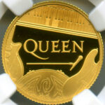 イギリス ミュージックレジェンド QUEEN 2020年 25ポンド 金貨 NGC